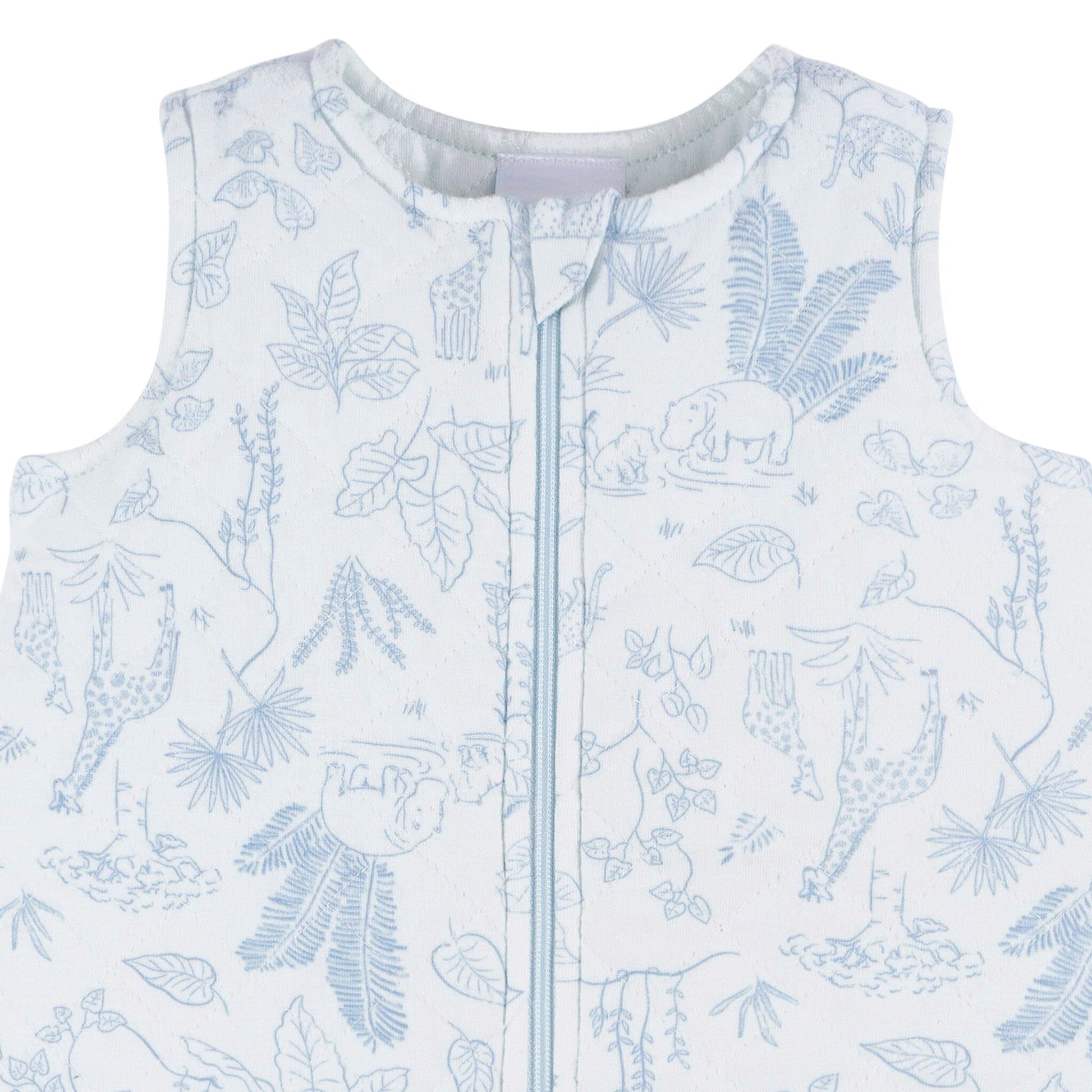 Baby Boys Blue Jungle Wearable Blanket Sleepwear Gerber® 