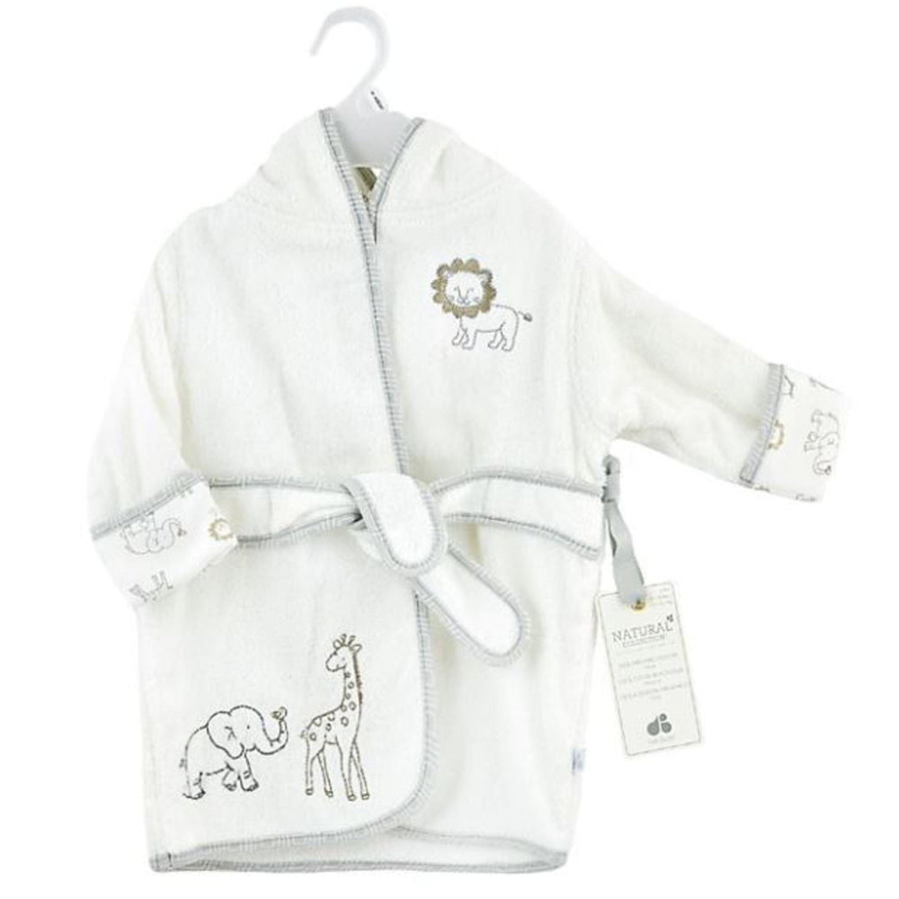 Baby Neutral Animal Kingdom Hooded Bath Robe