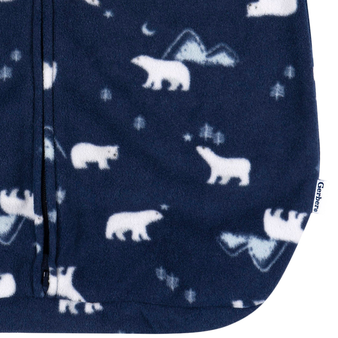 Baby Boys Polar Bears Wearable Blanket