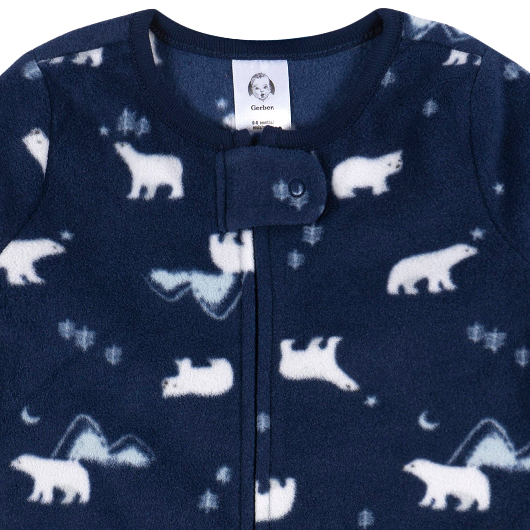 Baby Boys Polar Bears Wearable Blanket
