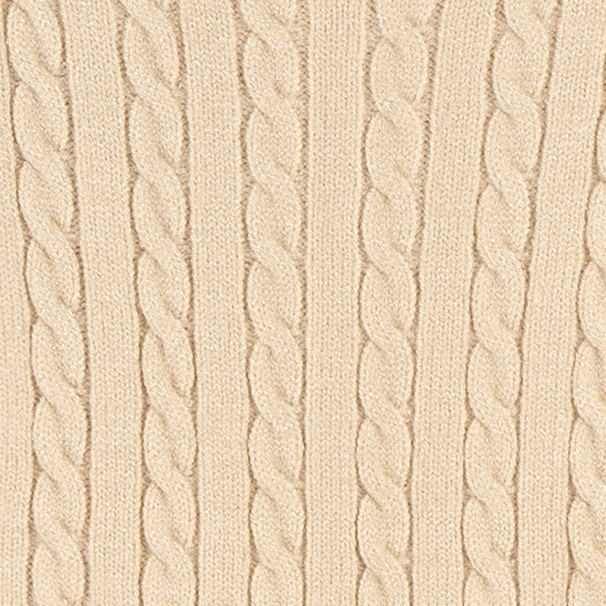 Baby Neutral Tan Sweater Knit Romper Gerber® 