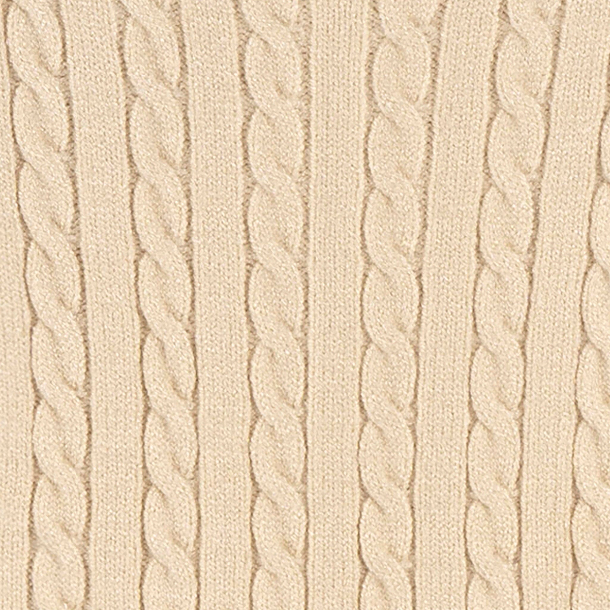 Baby Neutral Tan Sweater Knit Romper Gerber® 