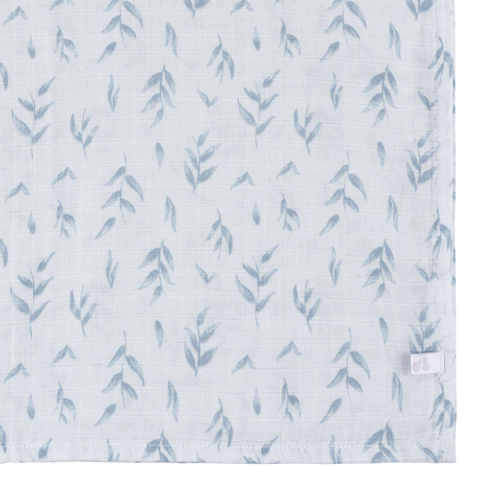 2-Pack Baby Boys Blue Leaf Swaddle Blanket Blankets Gerber® 