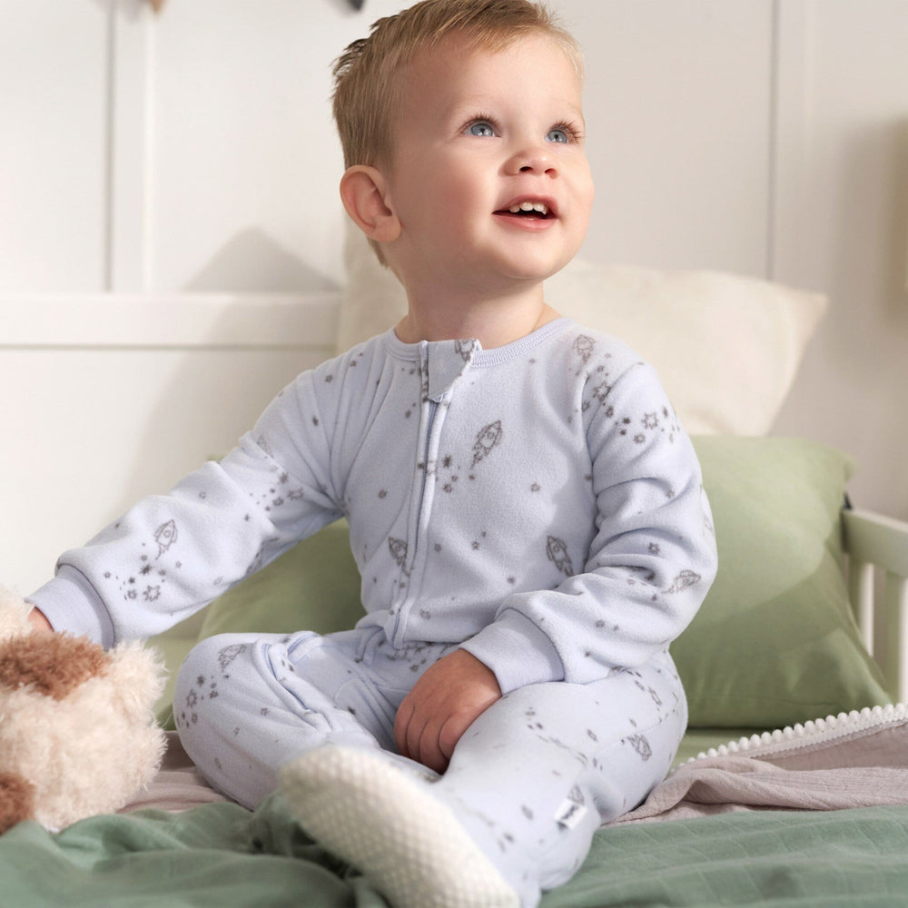 2-Pack Baby & Toddler Boys Space Fleece Pajamas