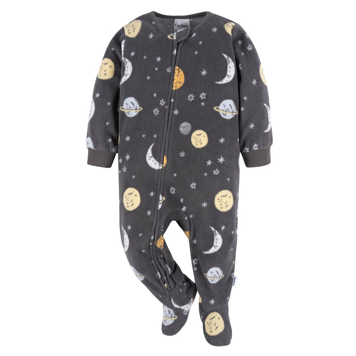 2-Pack Baby & Toddler Boys Space Fleece Pajamas