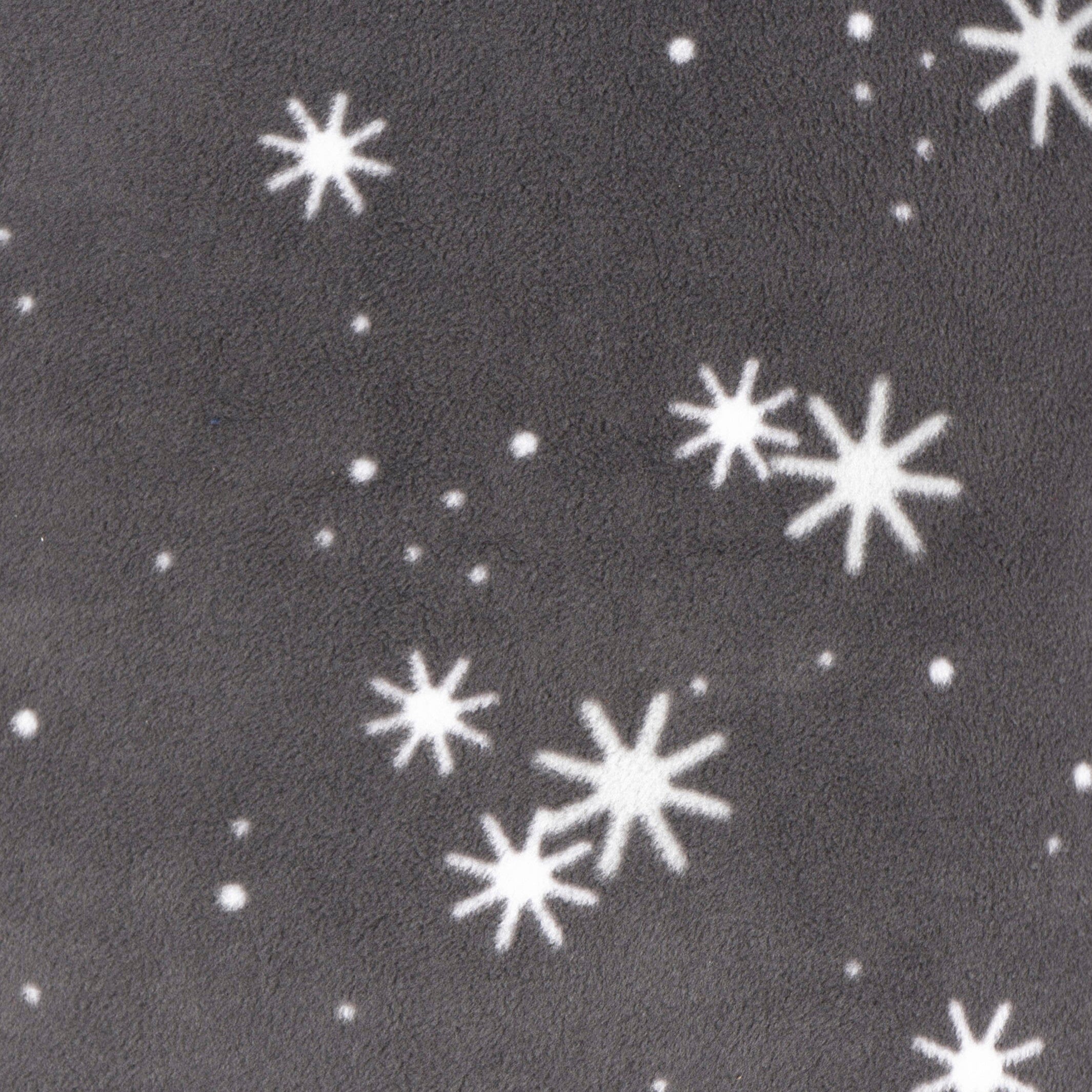 2-Pack Baby & Toddler Neutral Grey Snowmen Fleece Pajamas