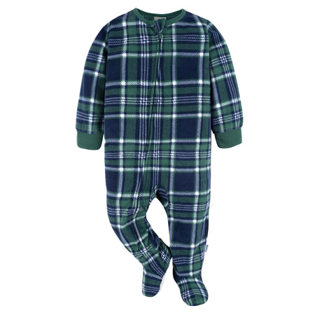 2-Pack Baby Neutral Multi Fair Isle Fleece Pajamas