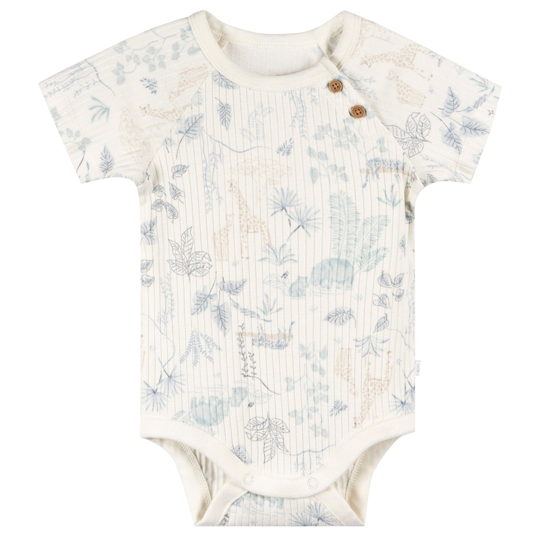 3-Pack Baby Boys Blue Bodysuit Set Gerber® 