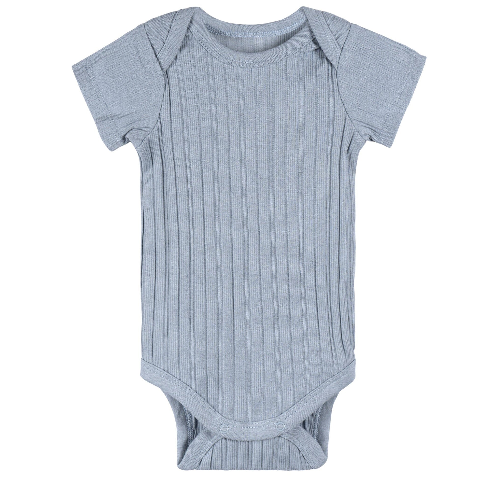 3-Pack Baby Boys Blue Bodysuit Set Gerber® 
