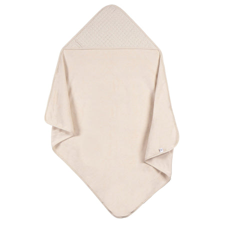 3-Pack Baby Neutral Tan Hooded Towels