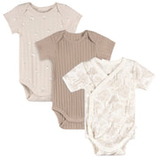 3-Piece Baby Neutral Tan/Brown Bodysuit Set Gerber® 