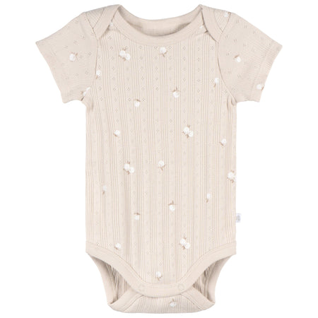 3-Pack Baby Neutral Tan Trees Bodysuits