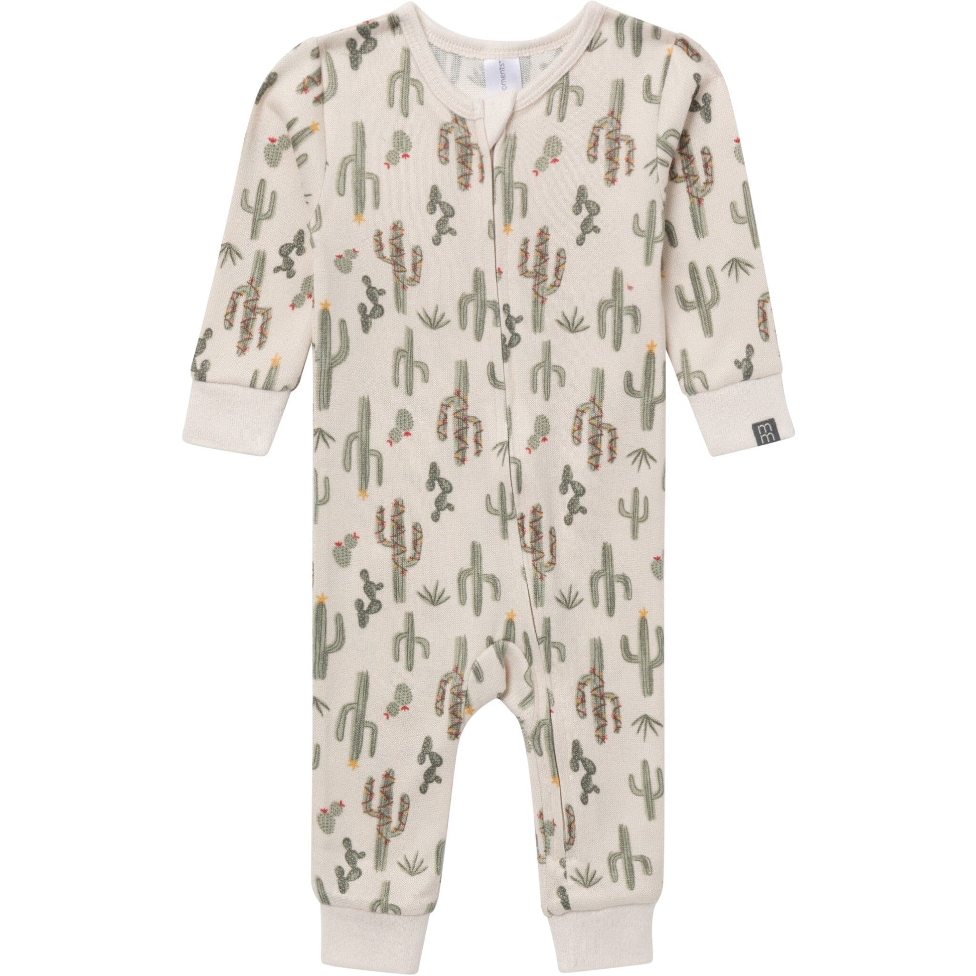 Baby Neutral Christmas Cactus Snug Fitting Footless Pajamas Sleepwear Modern Moments™ by Gerber® 