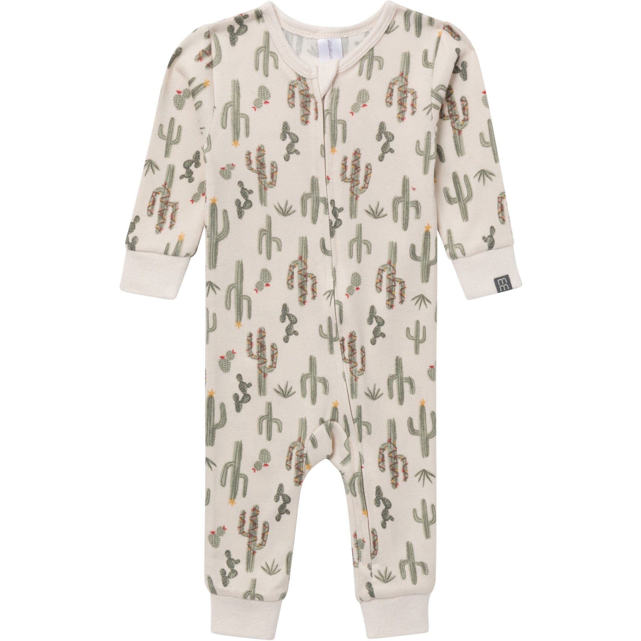 Baby Neutral Christmas Cactus Snug Fitting Footless Pajamas Sleepwear Modern Moments™ by Gerber® 