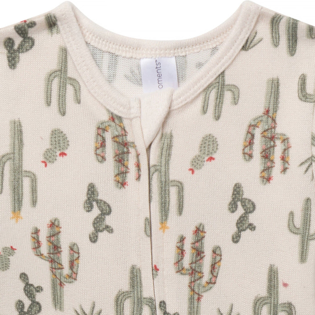 Baby Neutral Christmas Cactus Snug Fitting Footless Pajamas Sleepwear Modern Moments™ by Gerber® 