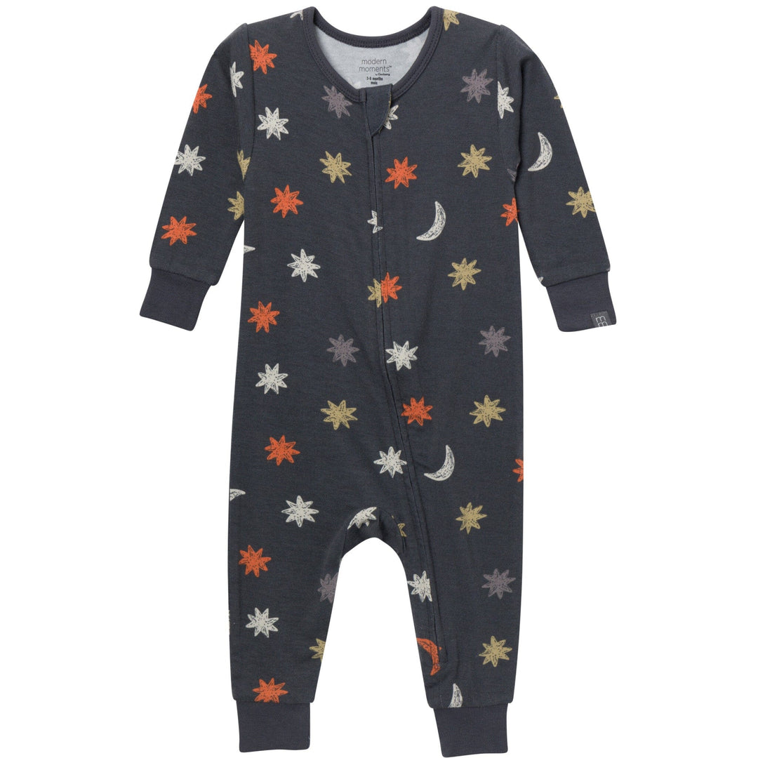 Baby Neutral Dark Gray Snug Fitting Footless Pajamas Sleepwear Modern Moments™ by Gerber® 