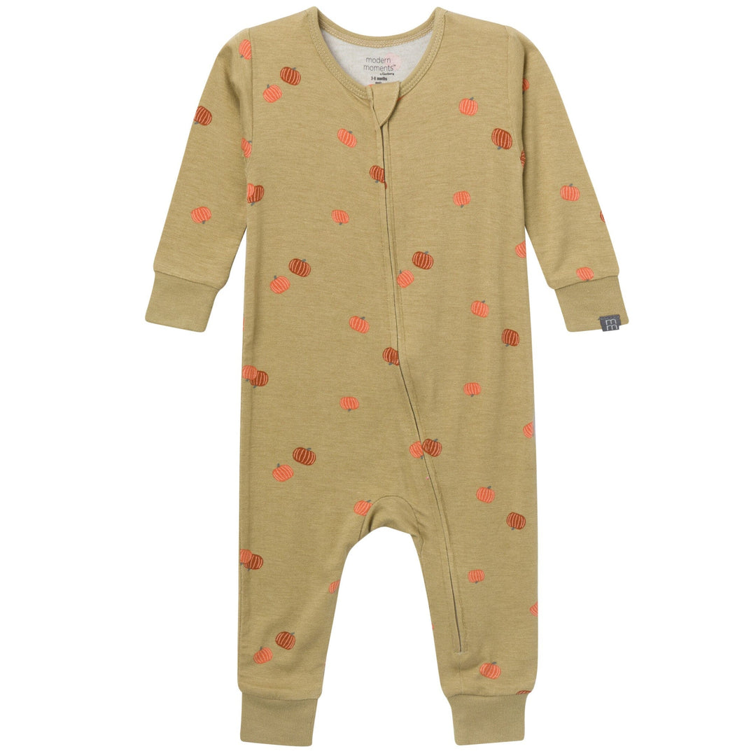Baby Neutral Green Snug Fitting Footless Pajamas Sleepwear Modern Moments™ by Gerber® 