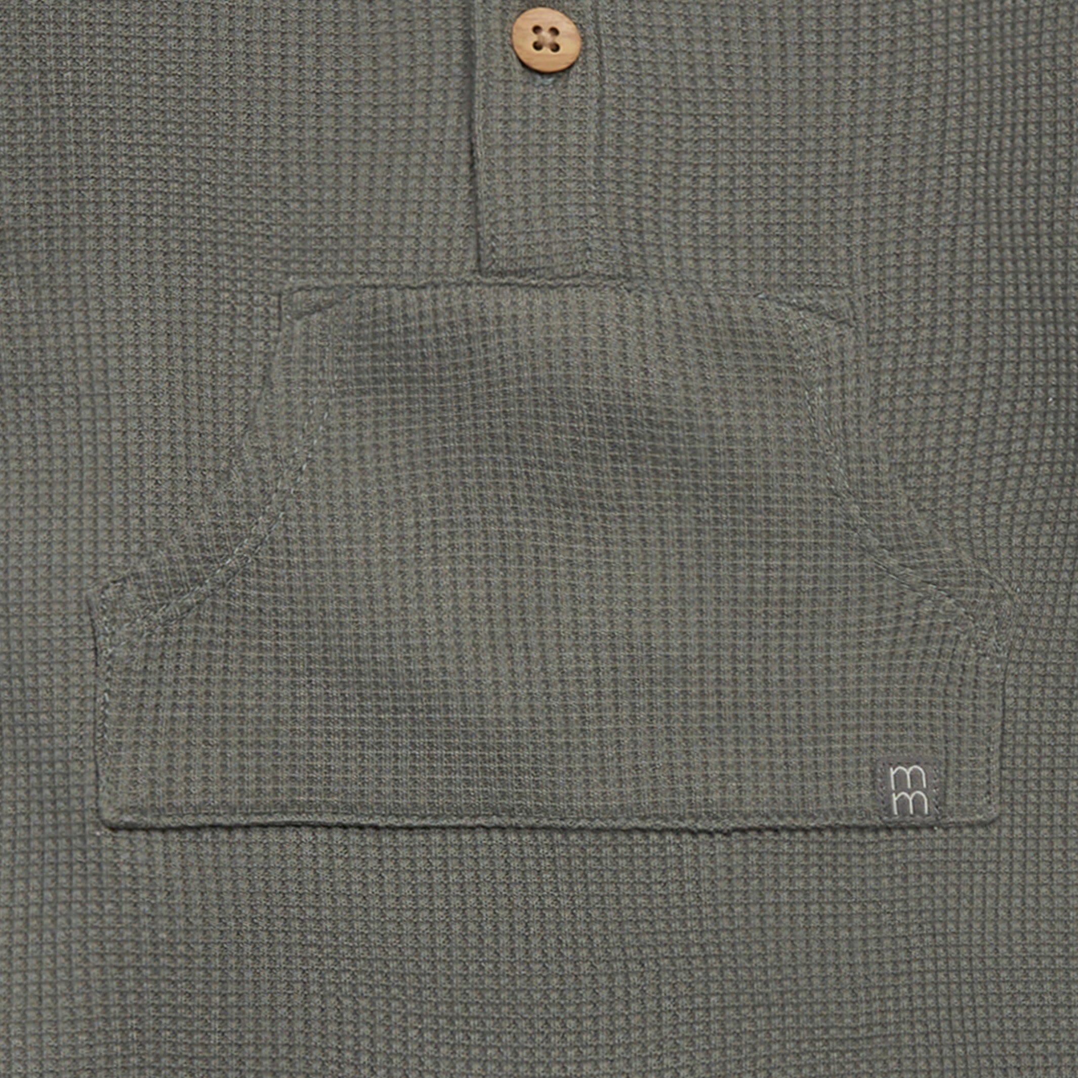 Baby Boys Dark Green Romper