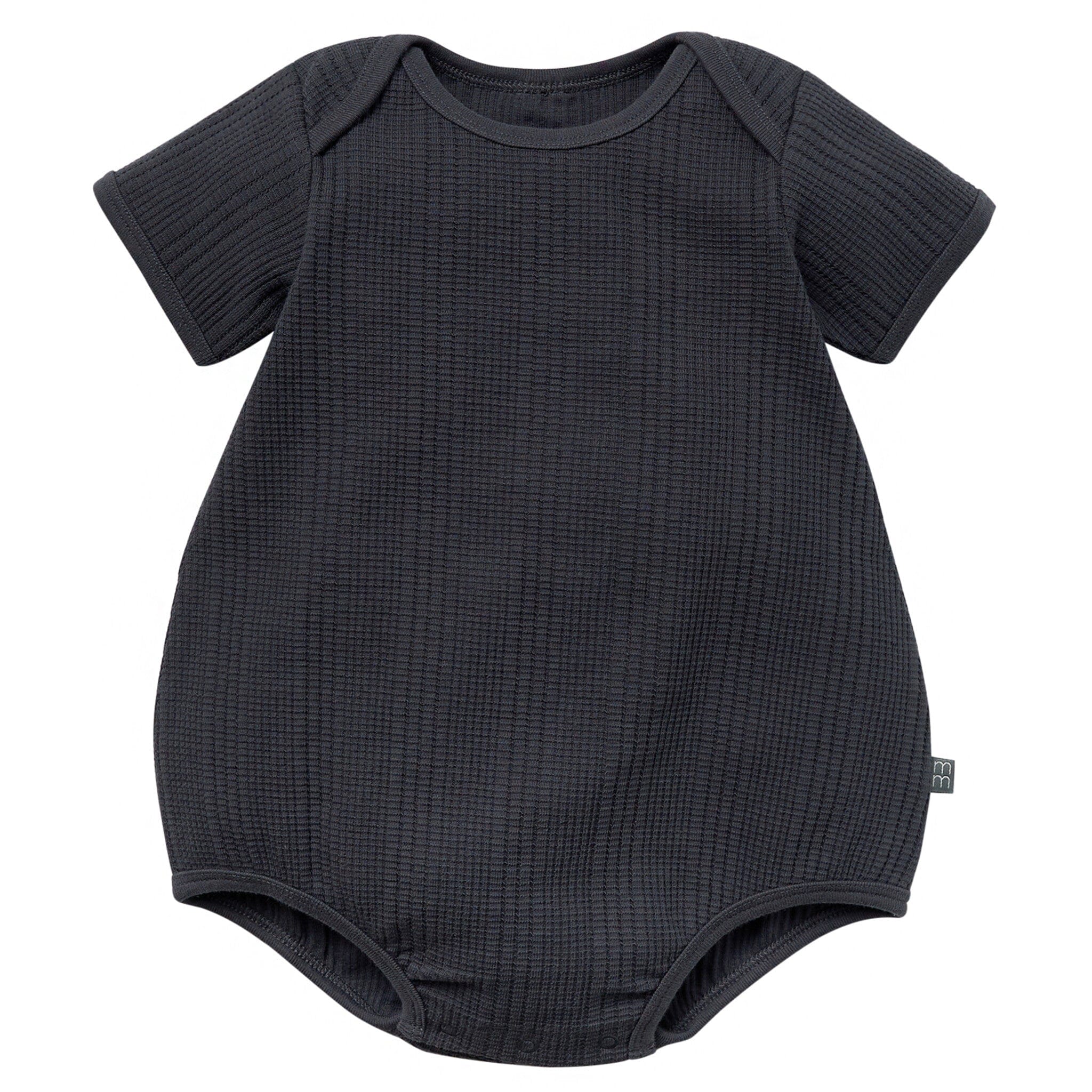 Baby Boys Dk Grey Dumpling Romper Rompers Modern Moments™ by Gerber® 