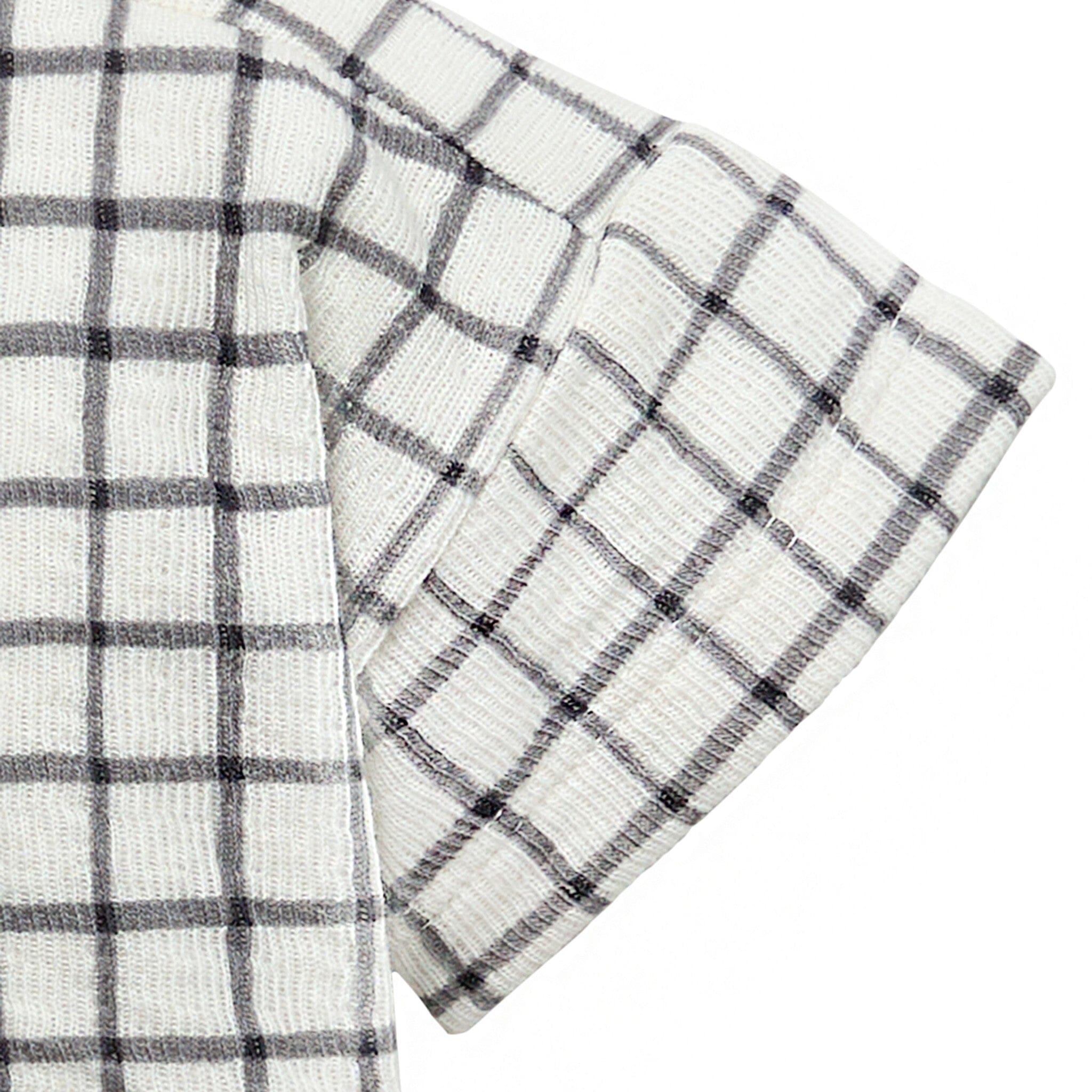 Baby Boys Dk Grey Plaid Henley Drop Shoulder Top Tops Modern Moments™ by Gerber® 