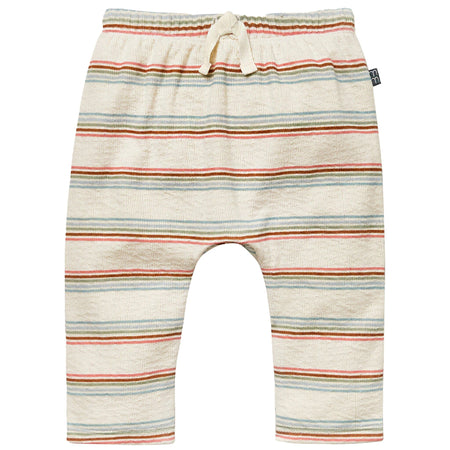 Baby Boys Beige Stripe Harem Pants
