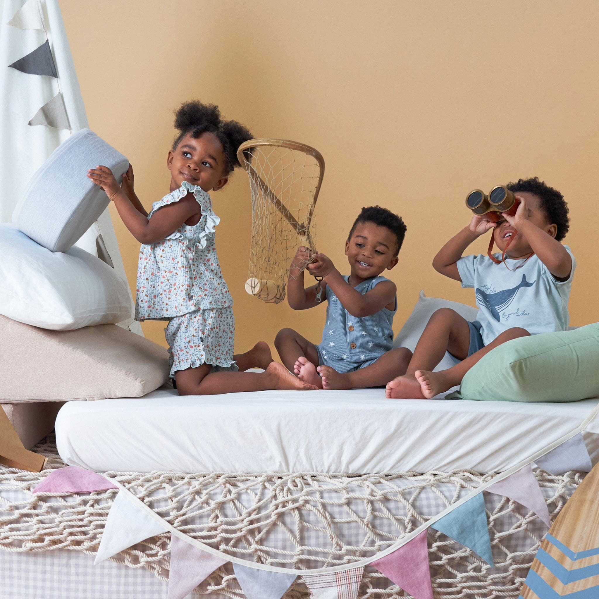 Baby Boys Medium Teal Starfish Sleeveless Romper rompers Modern Moments™ by Gerber® 