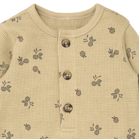 Baby Boys Apple Waffle Slouch Romper