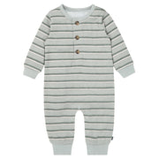 Baby Boys Green Stripes Long Leg Slouch Romper Rompers Gerber® 