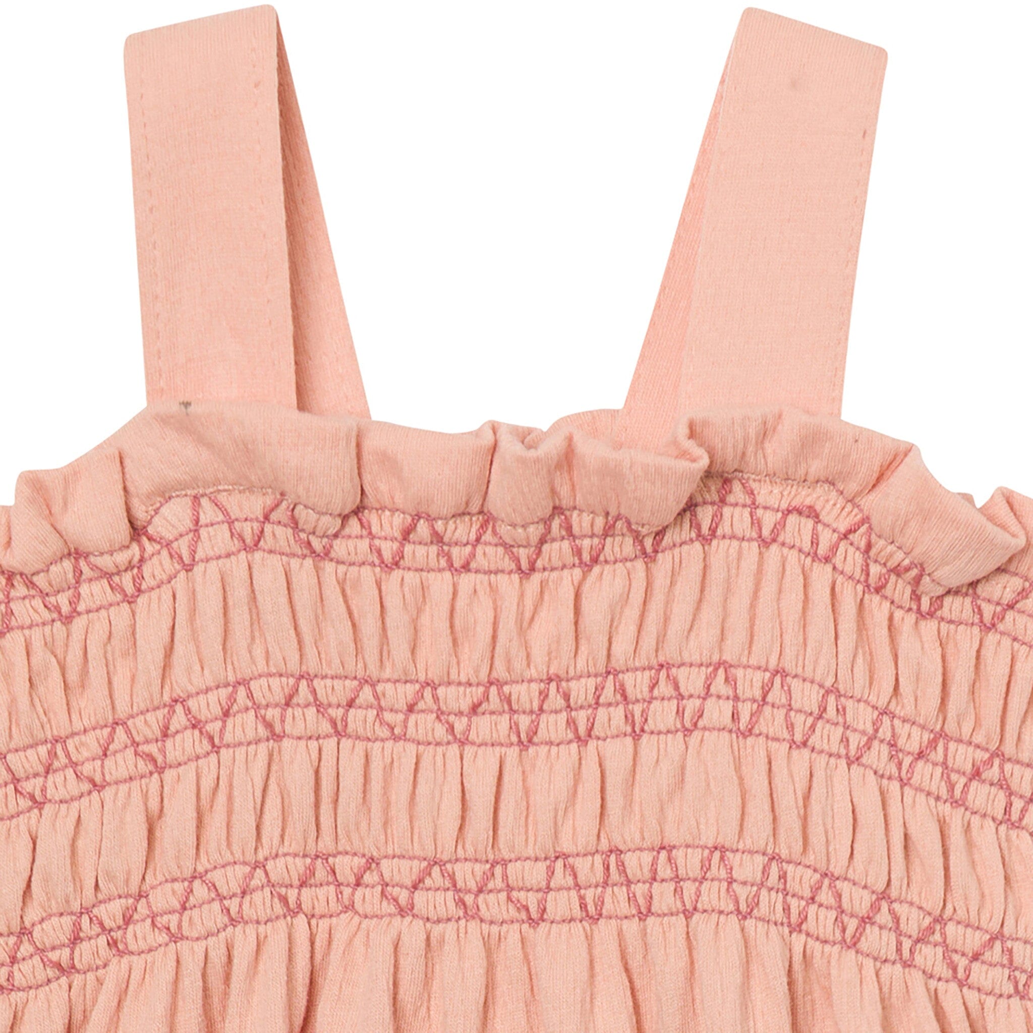 Baby Girls Almost Apricot Long Leg Romper rompers modern moments™ by Gerber® 