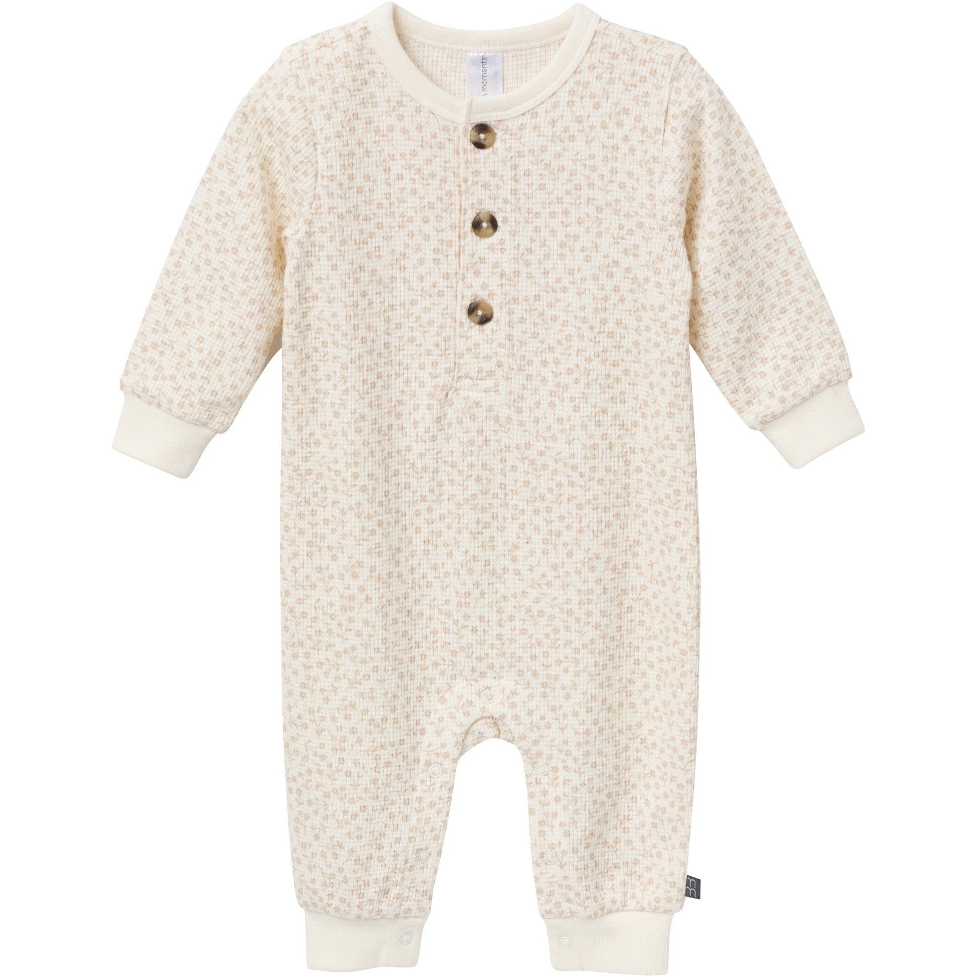 Baby Girls Ivory Ditsy Floral Slouch Romper