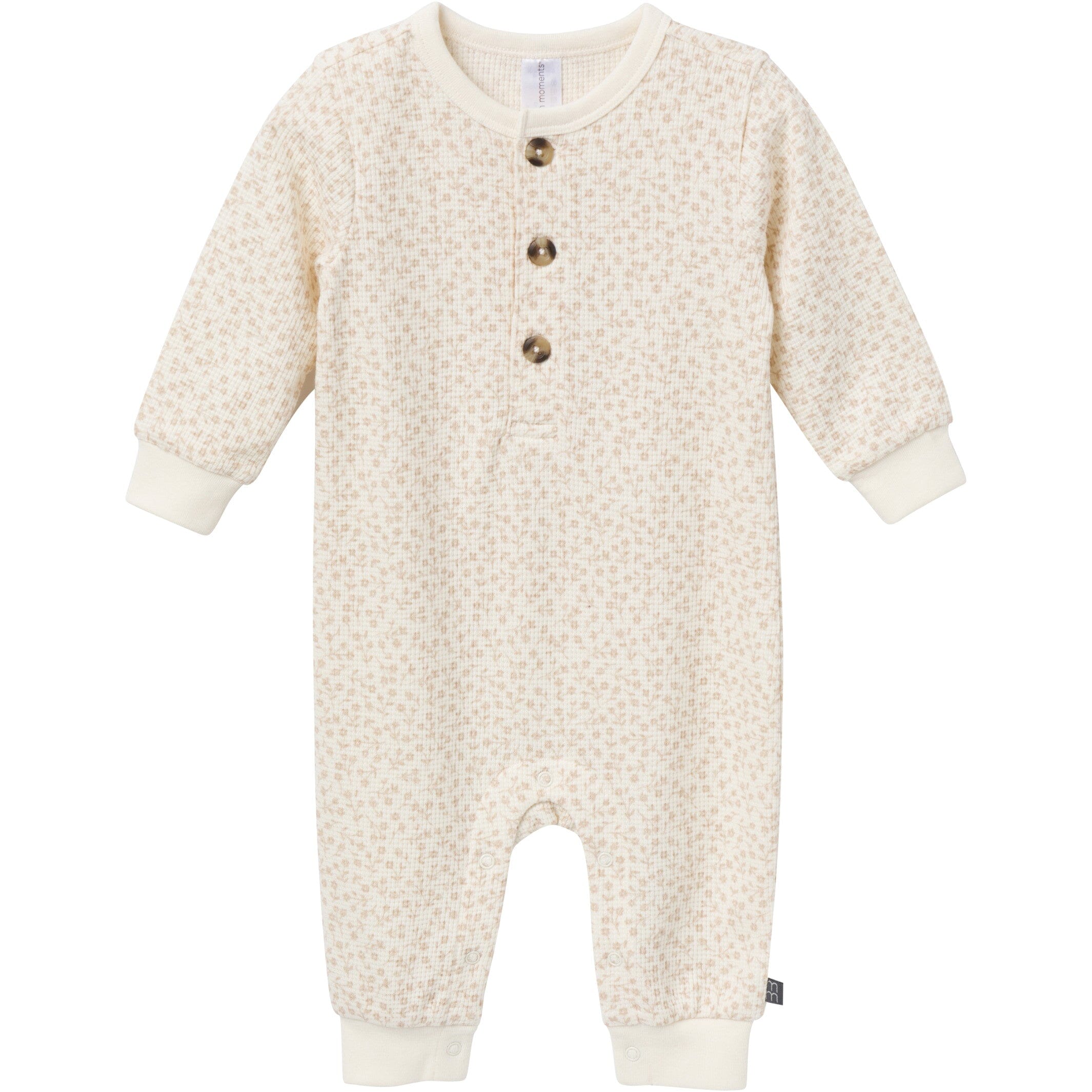 Baby Girls Ivory Ditsy Floral Slouch Romper