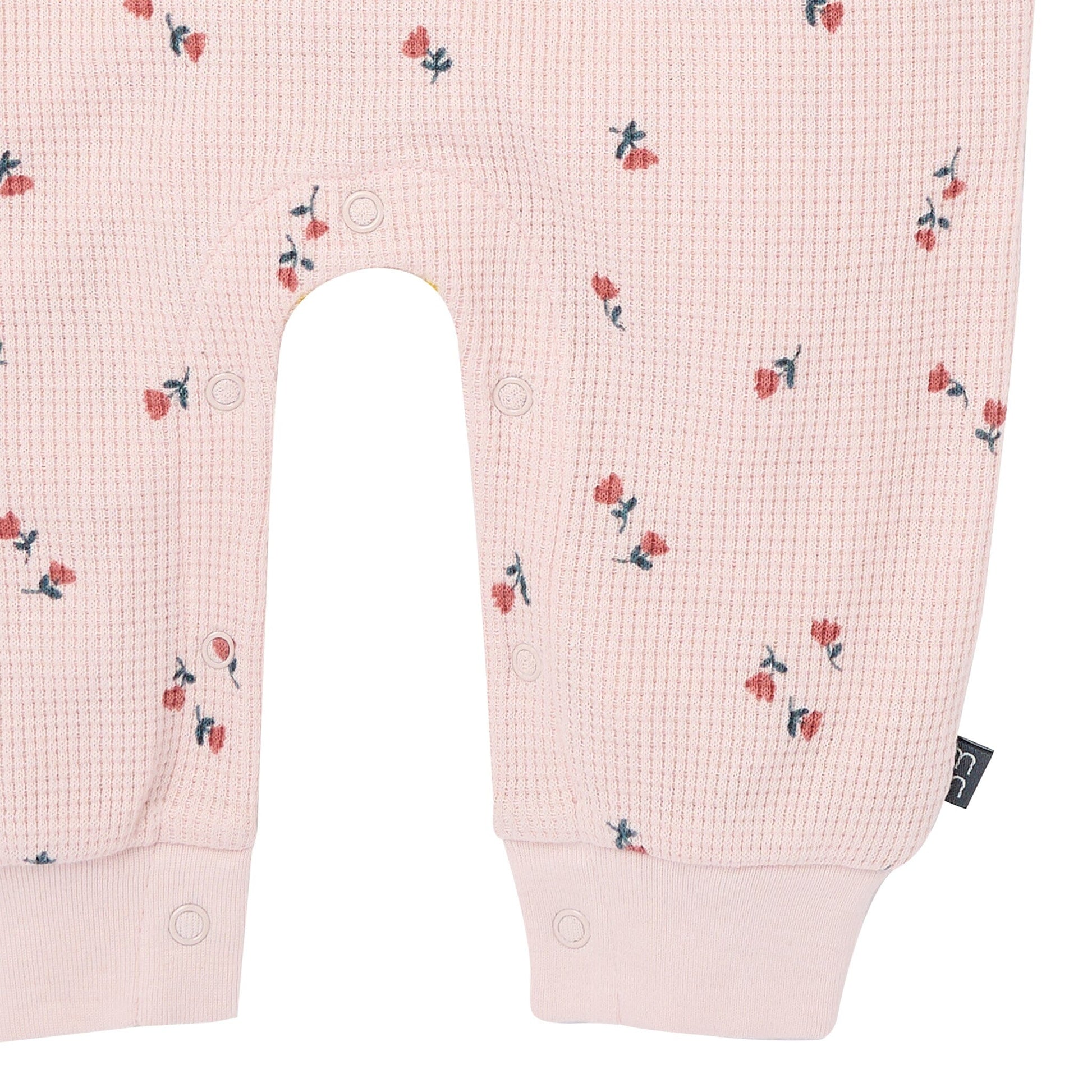 Baby Girls Pink Blush Tulip Long Leg Slouch Romper Rompers Gerber® 