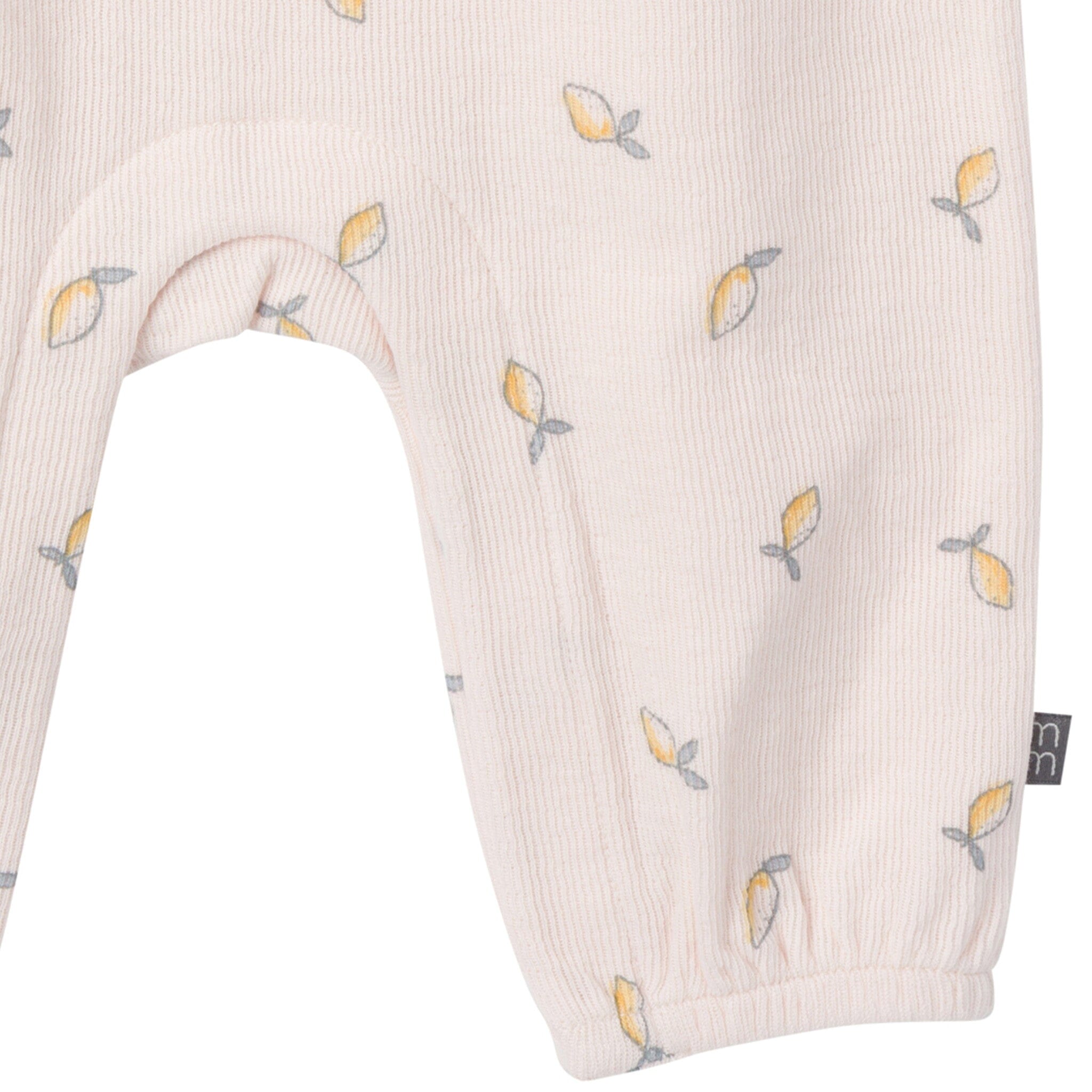 Baby Girls Rose Lemons Ruffles Long Leg Romper