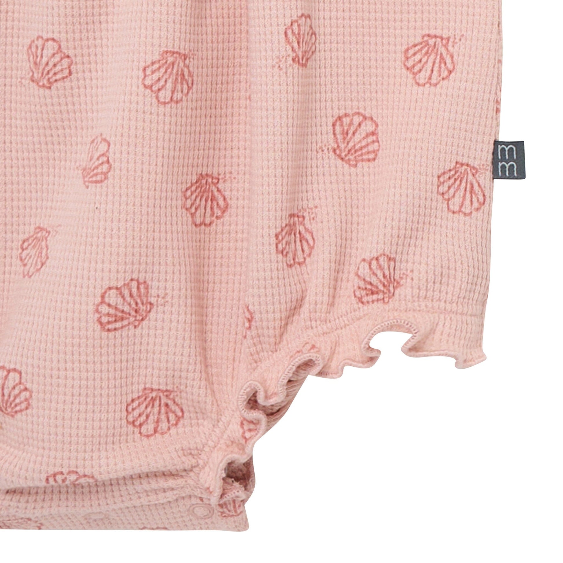 Baby Girls Rose Seashell Bubble Romper