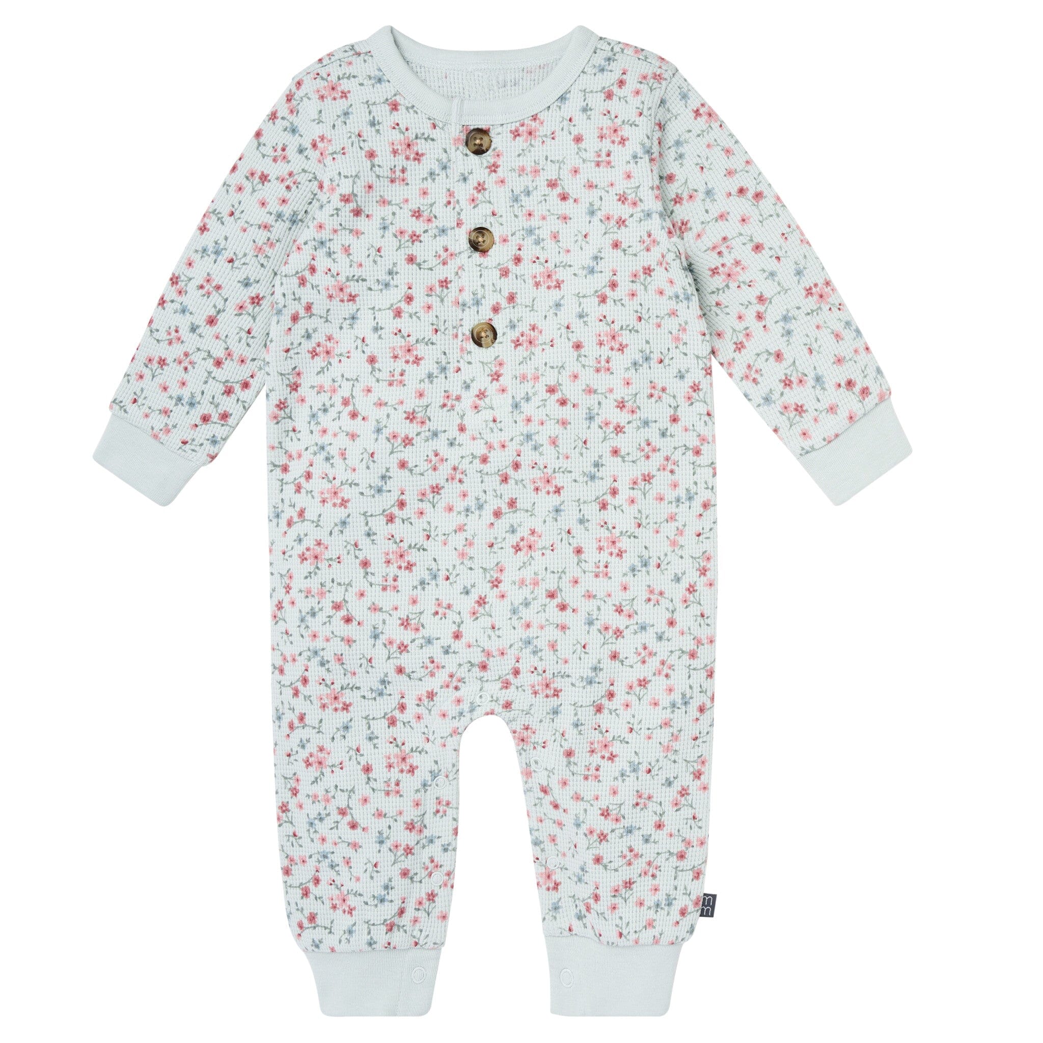 Baby Girls Sky Floral Long Leg Slouch Romper Rompers Gerber® 
