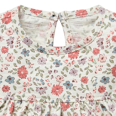 Baby Girls Garden Ruffle Sleeve Top