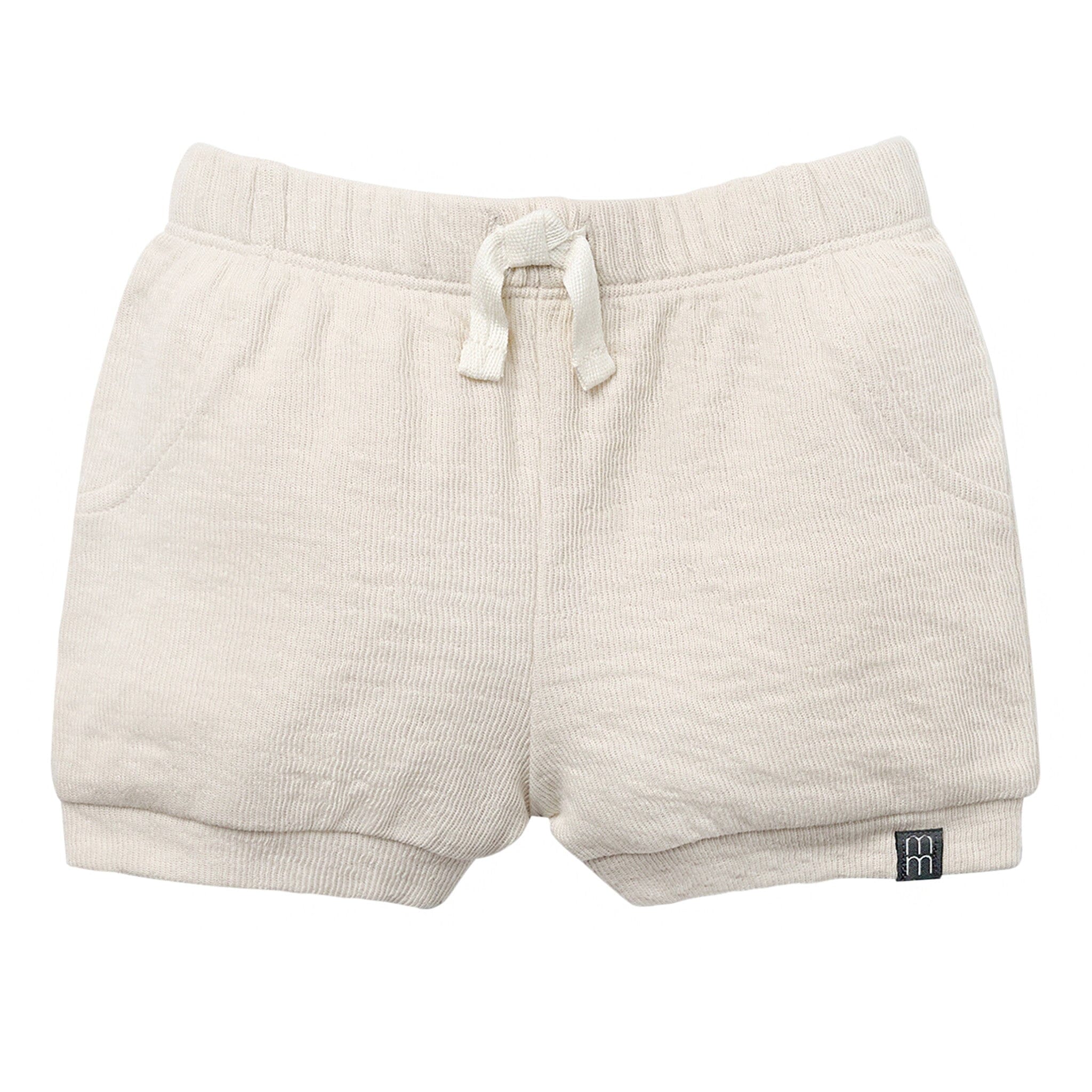 Baby Neutral Beige Cuffed Shorts Pants & Bottoms Modern Moments™ by Gerber® 
