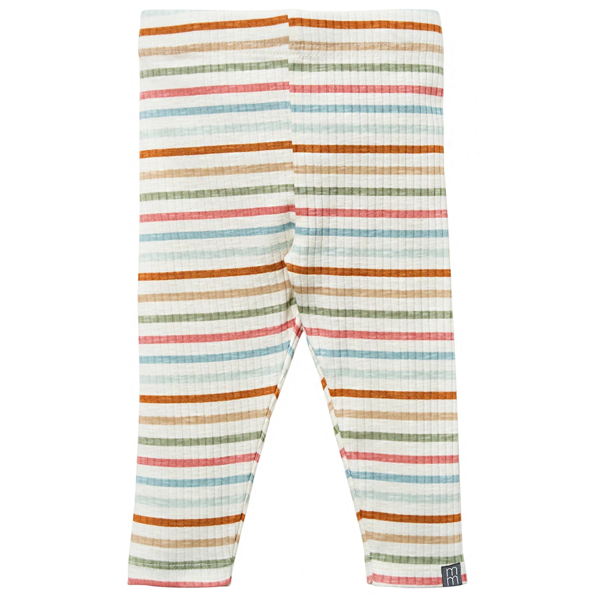 Baby Neutral Ivory Multi-Stripe Legging Pants & Bottoms Modern Moments™ by Gerber® 