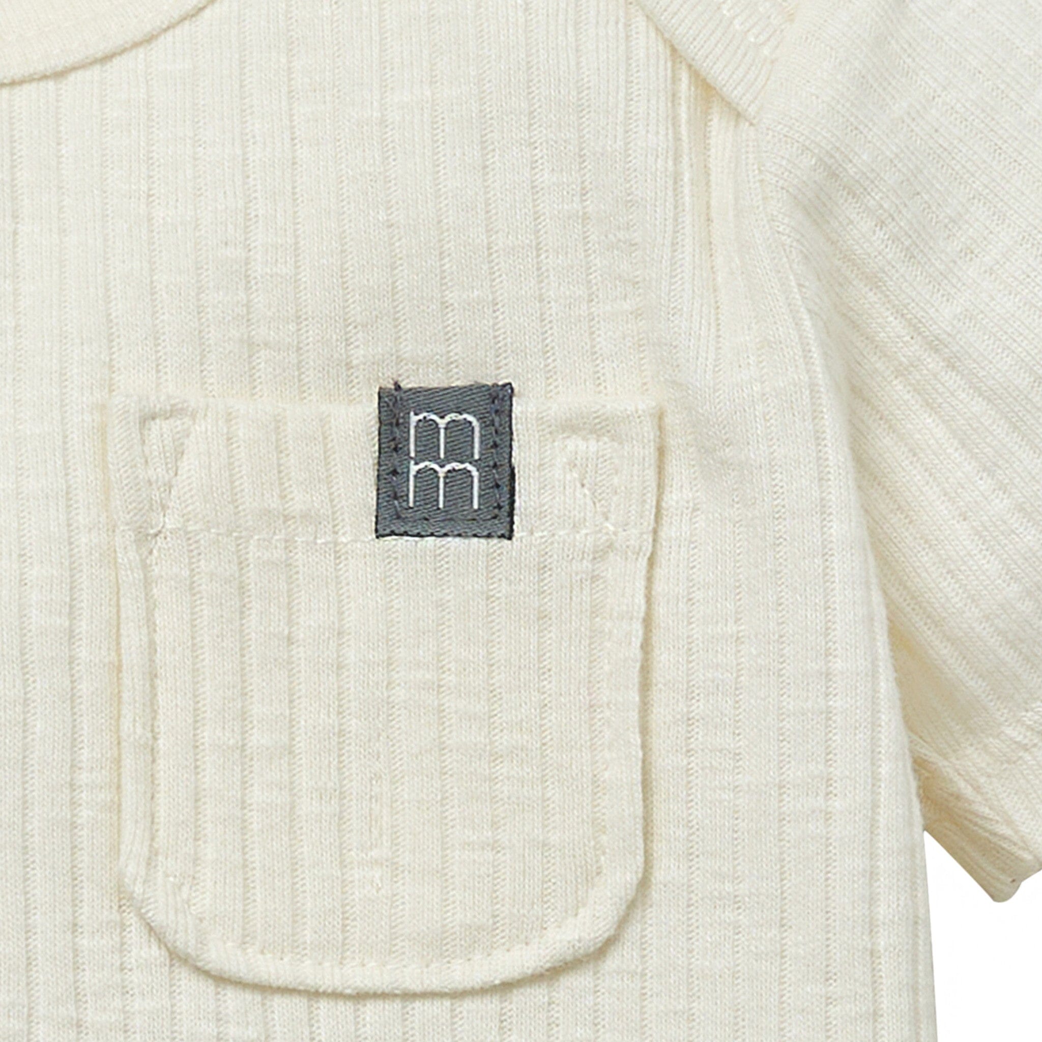 Baby Neutral Ivory Short Sleeve Bodysuit Tops Modern Moments™ by Gerber® 