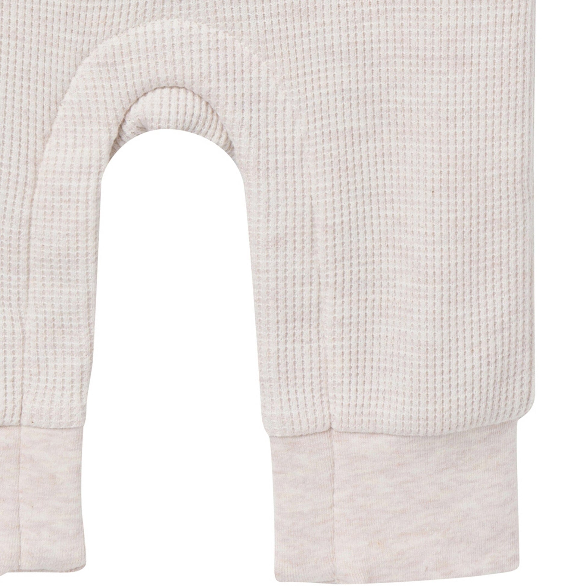 Baby Neutral Oatmeal Heather Romper