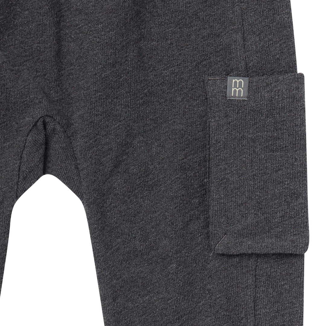 Baby Boys Charcoal Gray Sweatpant With Cargo Pockets Pants & Bottoms Modern Moments™ by Gerber® 