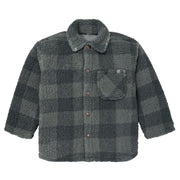 Baby Boys Green Plaid Sherpa Jacket Outerwear Gerber® 