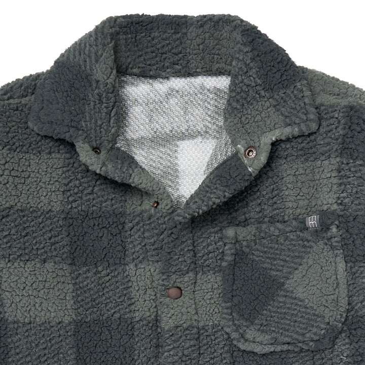 Baby Boys Green Plaid Sherpa Jacket Outerwear Gerber® 