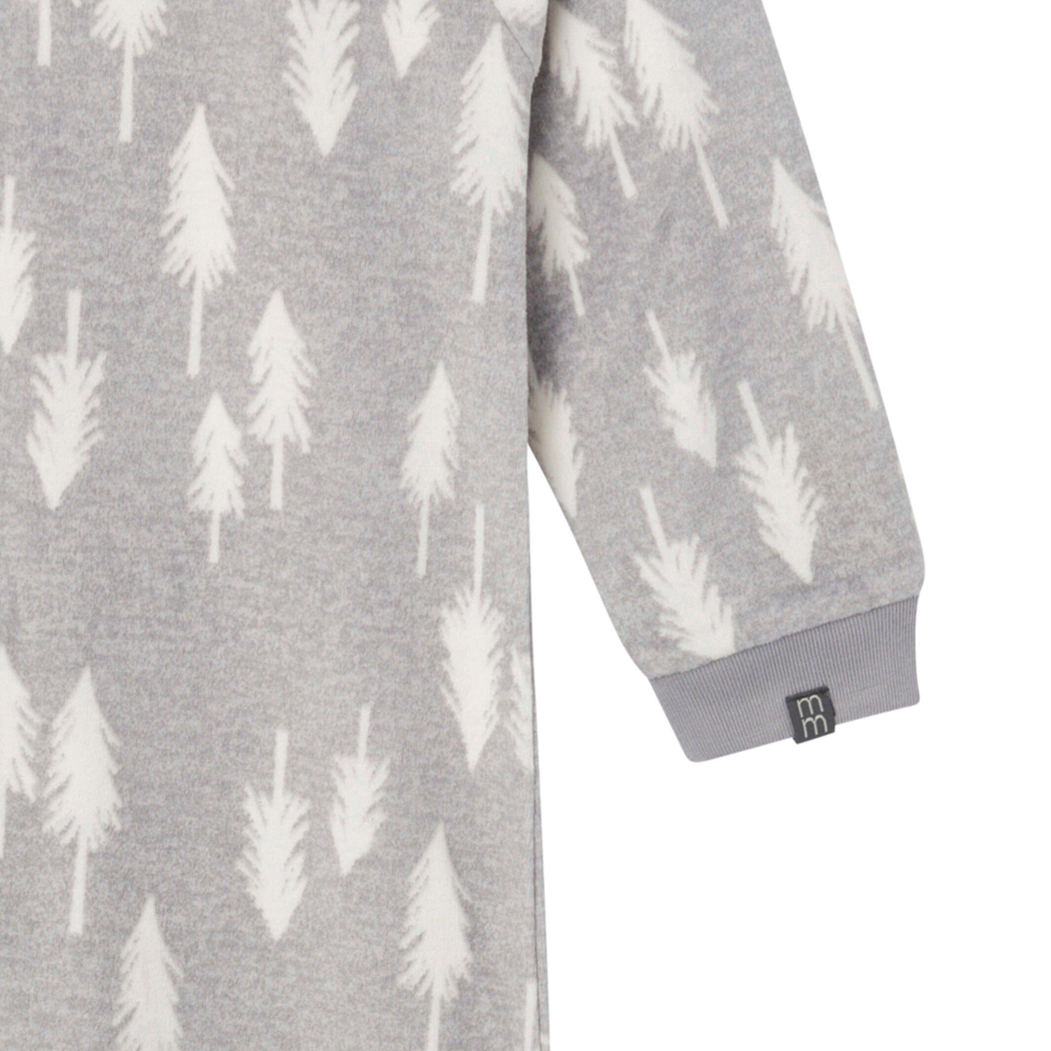 Infant and Toddler Boys Grey Heather Trees Blanket Sleeper