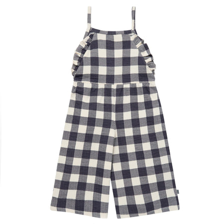 Infant & Toddler Girls Gingham Ruffle Wide Leg Romper