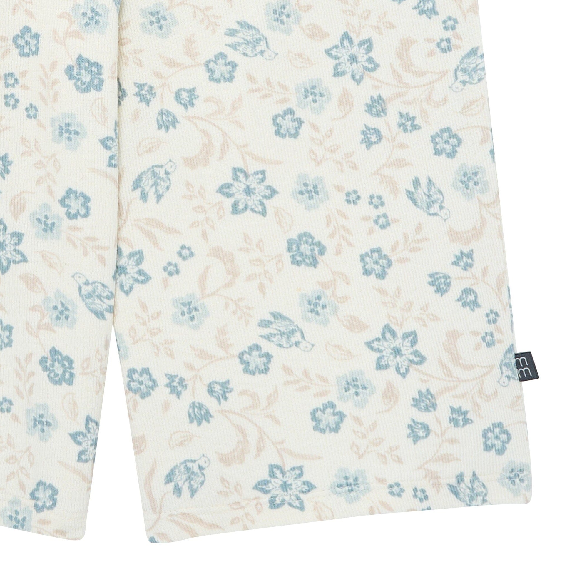 Infant & Toddler Girls Ivory Bird Floral Ruffle Wide Leg Romper rompers Modern Moments™ by Gerber® 