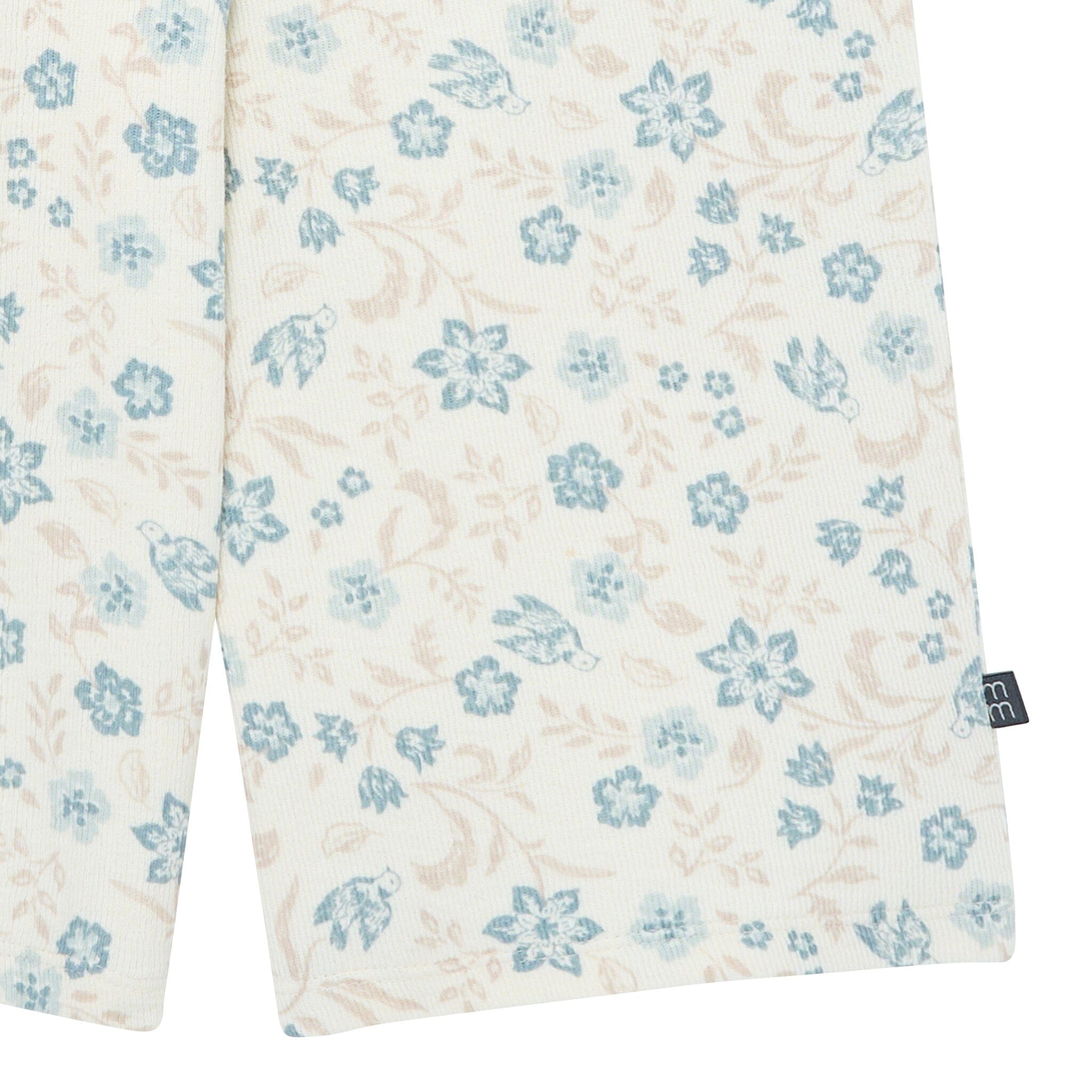 Infant & Toddler Girls Ivory Bird Floral Ruffle Wide Leg Romper rompers Modern Moments™ by Gerber® 