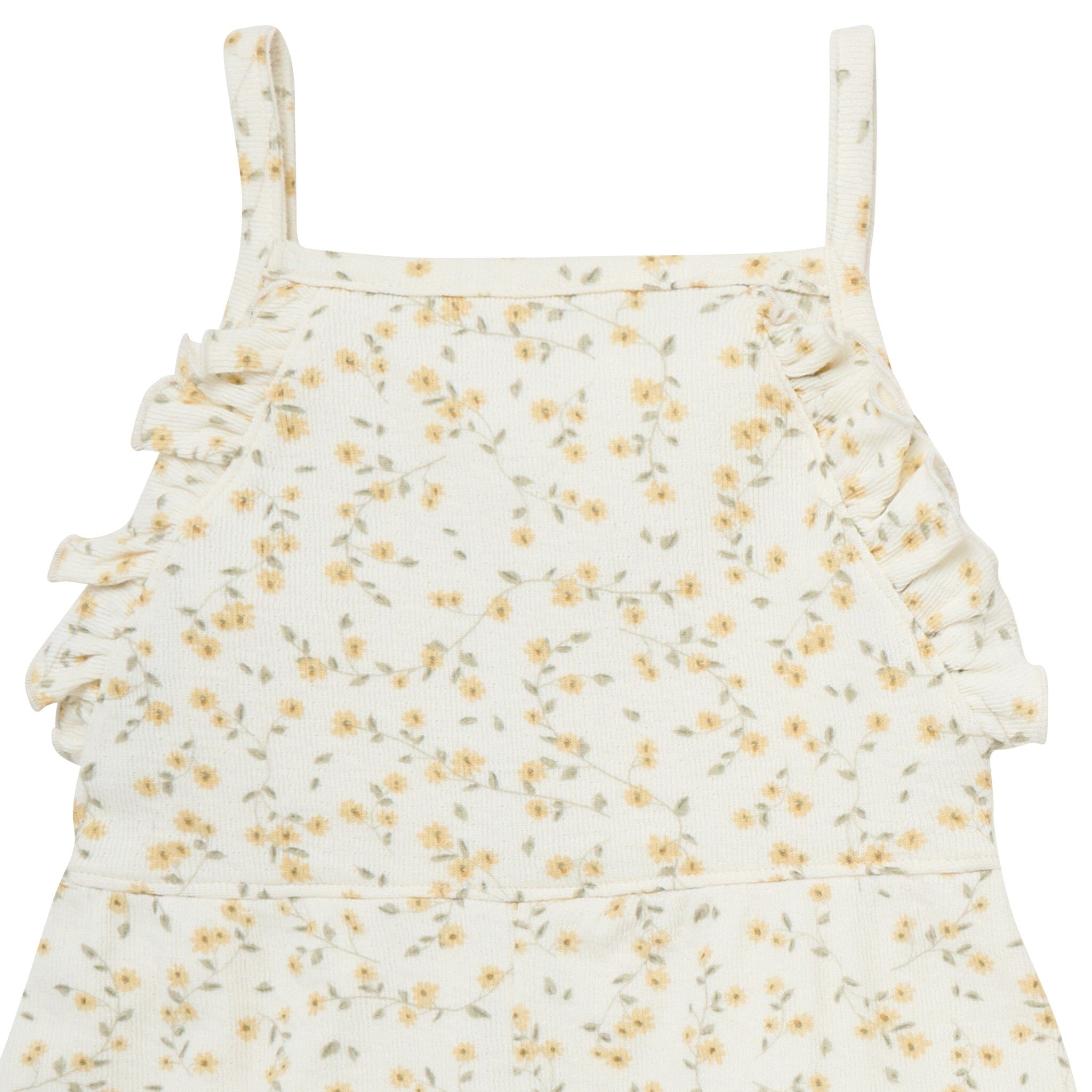 Infant & Toddler Girls Ivory Vines Ruffle Romper rompers Modern Moments™ by Gerber® 