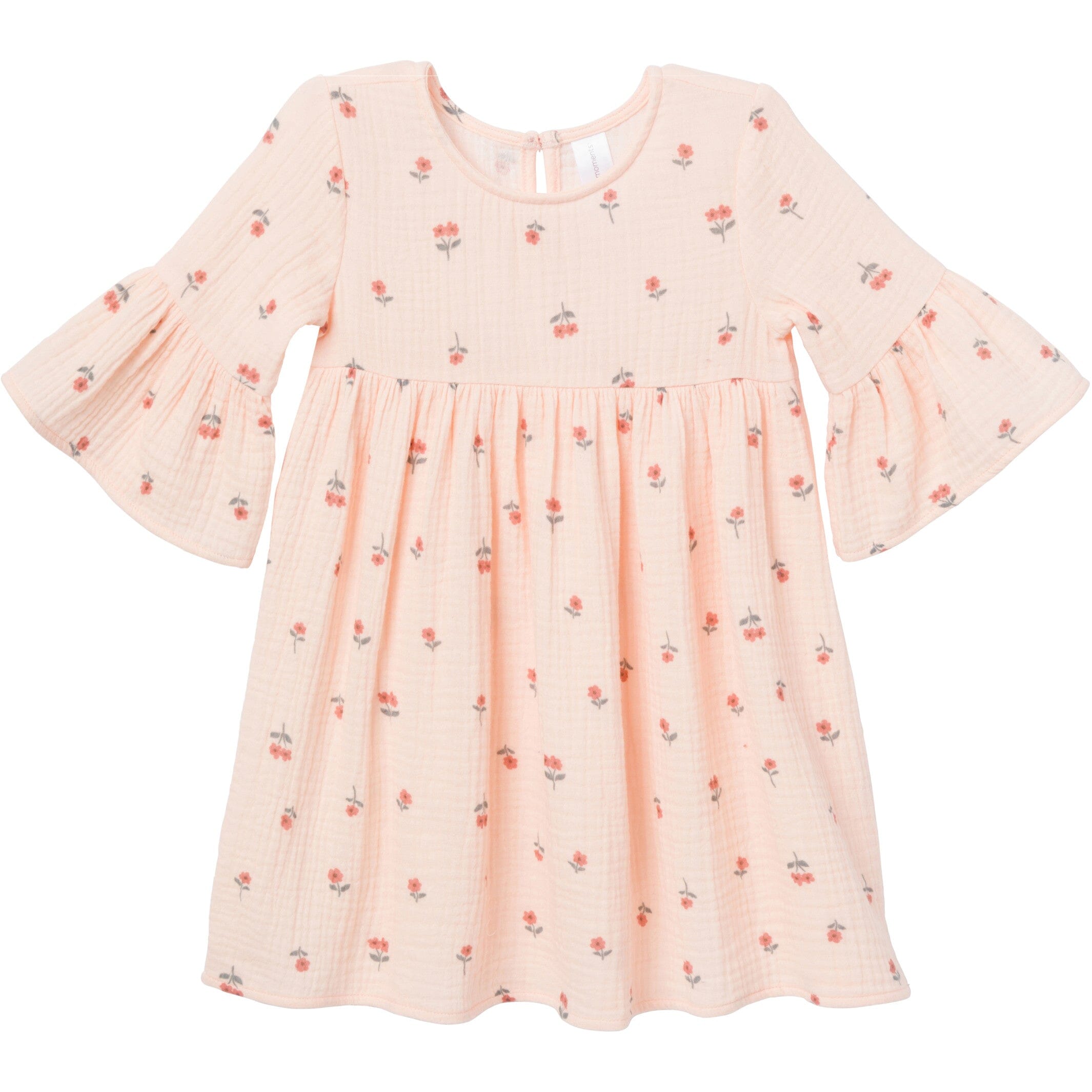 Modern Moments by Gerber Infant & Toddler Girls Light Pink Daisies Gauze Dress - 4T