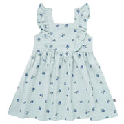 Infant & Toddler Girls Light Sky Blueberries Bow Back Dress dresses Modern Moments™ by Gerber® 
